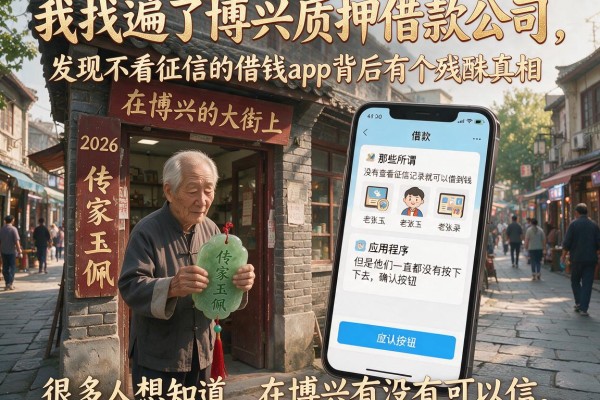 我找遍了博兴质押借款公司，发现不看征信的借钱app背后有个残酷真相