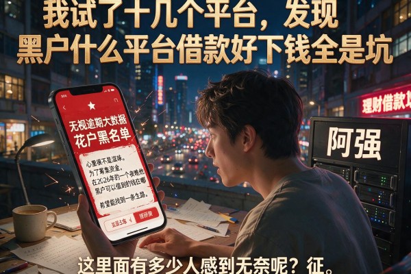 我试了十几个平台，发现黑户什么平台借款好下钱全是坑