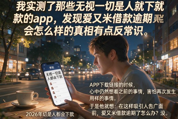 我实测了那些无视一切是人就下款的app,发现爱又米借款逾期会怎么样的真相有点反常识