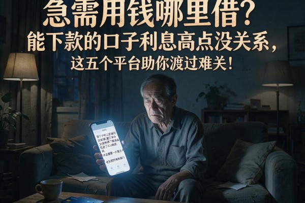 急需用钱哪里借？能下款的口子利息高点没关系，这五个平台助你渡过难关！