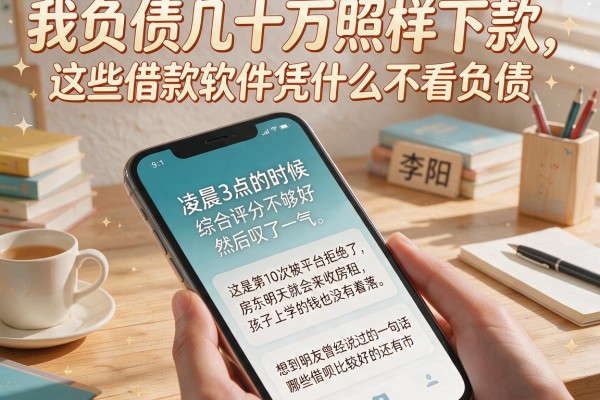 我负债几十万照样下款，这些借款软件凭什么不看负债