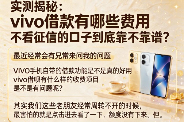 实测揭秘：vivo借款有哪些费用？不看征信的口子到底靠不靠谱