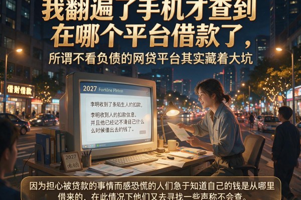 我翻遍了手机才查到在哪个平台借款了，所谓不看负债的网贷平台其实藏着大坑