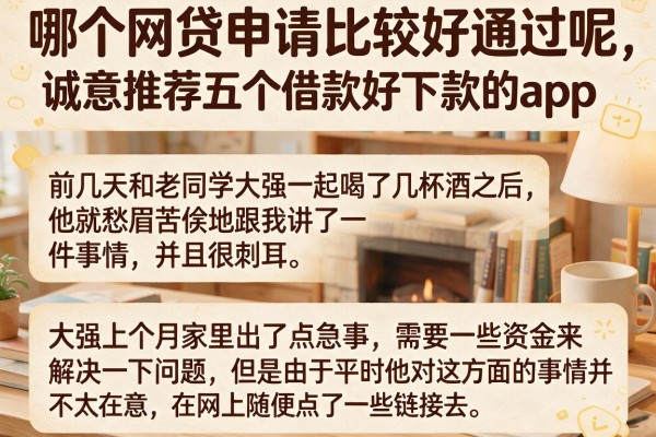 哪个网贷申请比较好通过呢，诚意推荐五个借款好下款的app