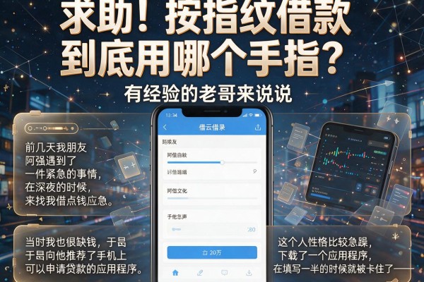 求助！按指纹借款到底用哪个手指？有经验的老哥来说说