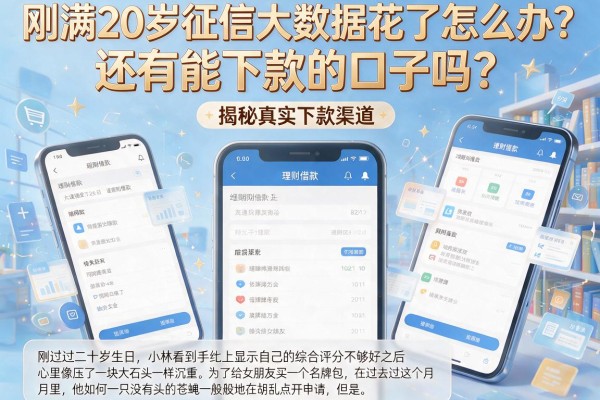 刚满20岁征信大数据花了怎么办？还有能下款的口子吗？揭秘真实下款渠道