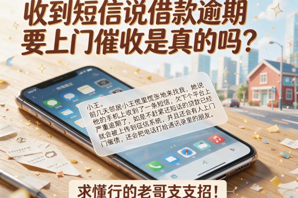 收到短信说借款逾期要上门催收是真的吗？求懂行的老哥支支招！