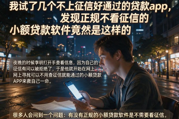 我试了几个不上征信好通过的贷款app，发现正规不看征信的小额贷款软件竟然是这样的