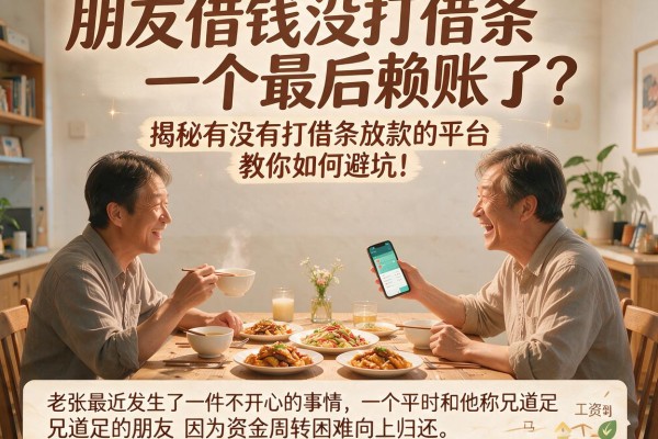 朋友借钱没打借条最后赖账了？揭秘有没有打借条放款的平台，教你如何避坑！