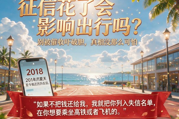 征信花了会影响出行吗？别被催收吓破胆，真相没那么可怕