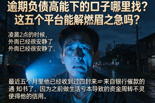 逾期负债高能下的口子哪里找？这五个平台能解燃眉之急吗？