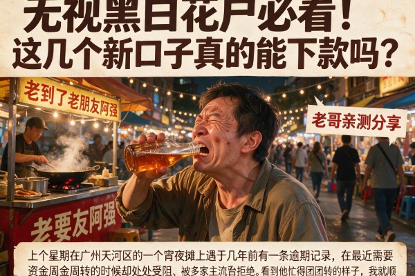 无视黑白花户必看！这几个新口子真的能下款吗？老哥亲测分享