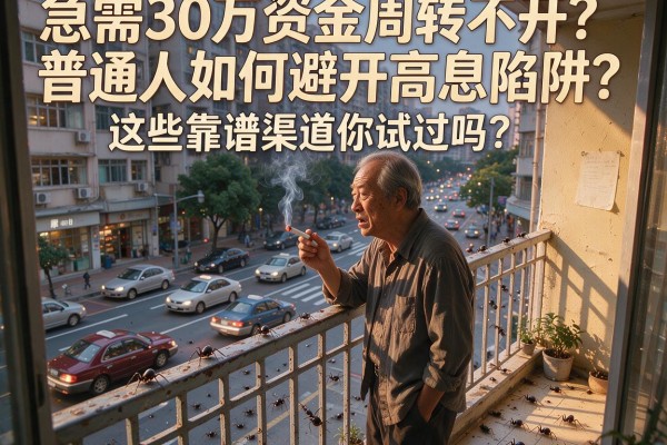 急需30万资金周转不开？普通人如何避开高息陷阱？这些靠谱渠道你试过吗？