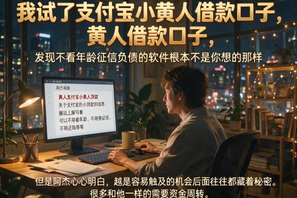 我试了支付宝小黄人借款口子,发现不看年龄征信负债的软件根本不是你想的那样