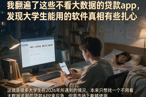 我翻遍了这些不看大数据的贷款app，发现大学生能用的软件真相有些扎心
