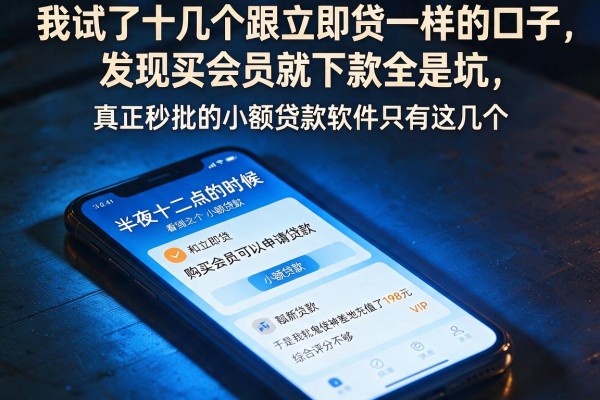 我试了十几个跟立即贷一样的口子，发现买会员就下款全是坑，真正秒批的小额贷款软件只有这几个