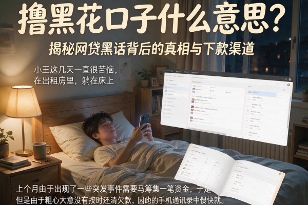 撸黑花口子什么意思？揭秘网贷黑话背后的真相与下款渠道