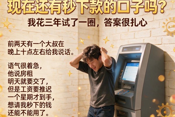 现在还有秒下款的口子吗？我花三年试了一圈，答案很扎心