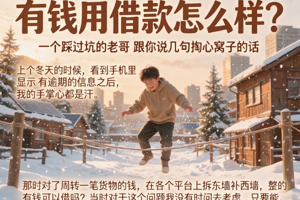 有钱用借款怎么样？一个踩过坑的老哥跟你说几句掏心窝子的话