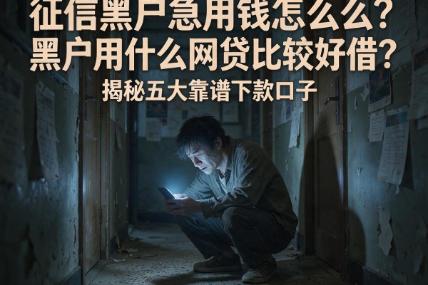 征信黑户急用钱怎么办？黑户用什么网贷比较好借？揭秘五大靠谱下款口子