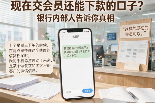 现在交会员还能下款的口子？银行内部人告诉你真相