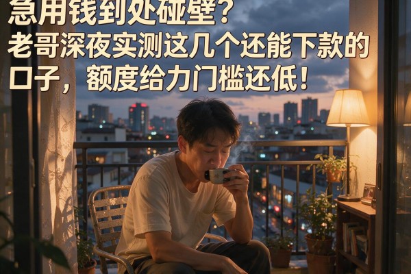 急用钱到处碰壁？老哥深夜实测这几个还能下款的口子，额度给力门槛还低！
