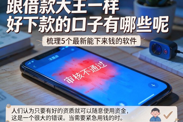 跟借款大王一样好下款的口子有哪些呢，梳理5个最新能下来钱的软件