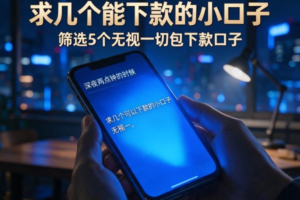 求几个能下款的小口子，筛选5个无视一切包下款口子