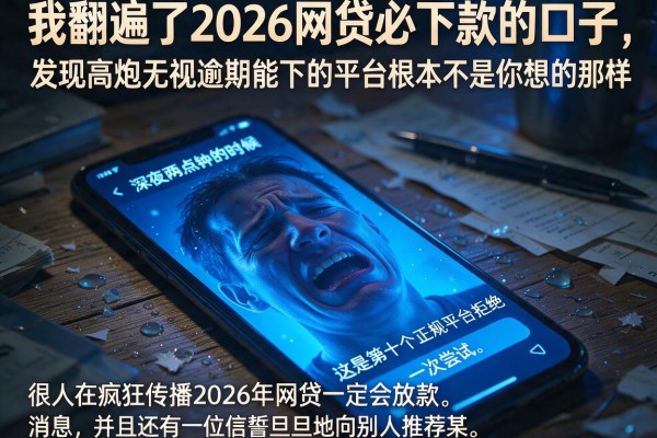 我翻遍了2026网贷必下款的口子,发现高炮无视逾期能下的平台根本不是你想的那样