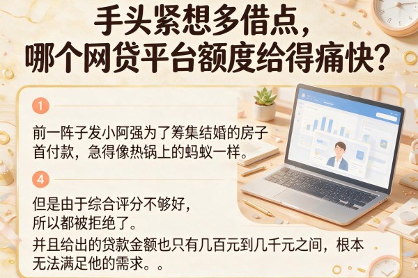 手头紧想多借点，哪个网贷平台额度给得痛快？