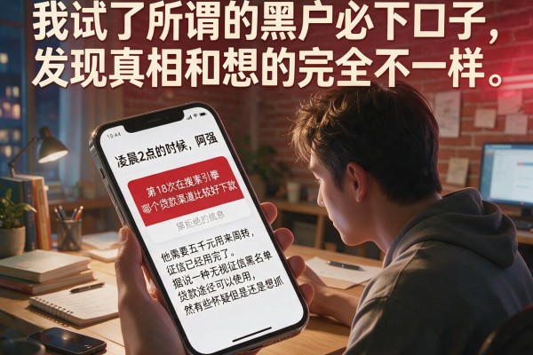 我试了所谓的黑户必下口子,发现真相和想的完全不一样