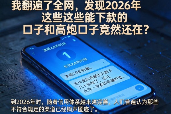 我翻遍了全网，发现2026年这些能下款的口子和高炮口子竟然还在