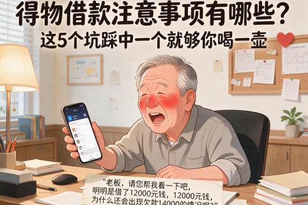 得物借款注意事项有哪些？这5个坑踩中一个就够你喝一壶