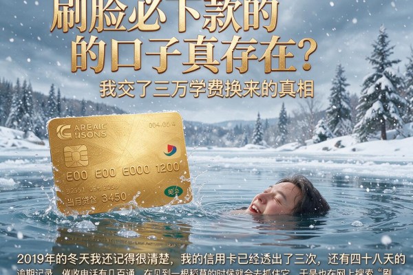 刷脸必下款的的口子真存在？我交了三万学费换来的真相