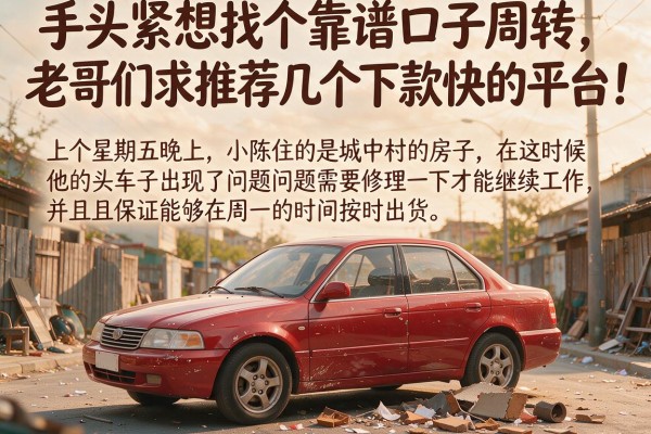 手头紧想找个靠谱口子周转，老哥们求推荐几个下款快的平台！