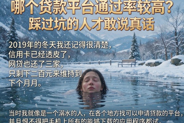 哪个贷款平台通过率较高？踩过坑的人才敢说真话