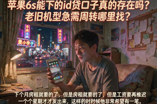苹果6s能下的id贷口子真的存在吗？老旧机型急需周转哪里找？