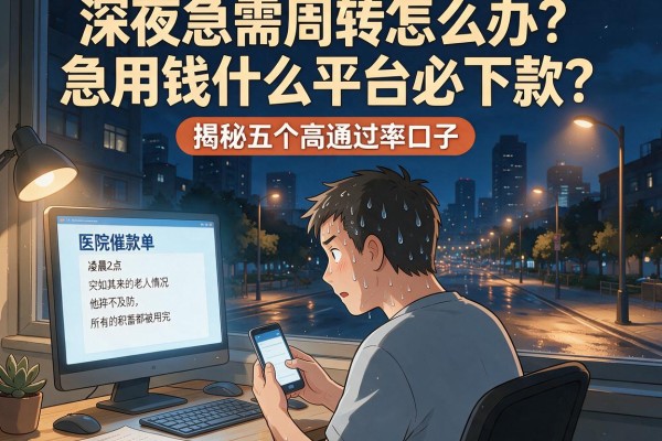 深夜急需周转怎么办？急用钱什么平台必下款？揭秘五个高通过率口子