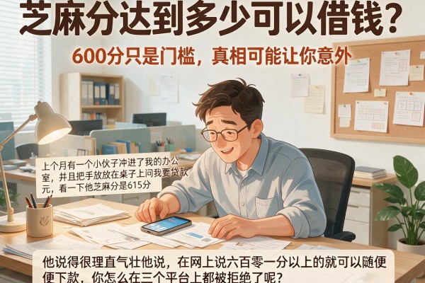 芝麻分达到多少可以借钱？600分只是门槛，真相可能让你意外