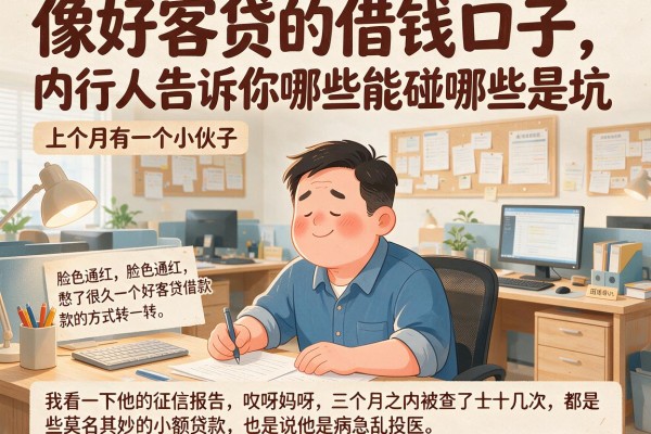 像好客贷的借钱口子,内行人告诉你哪些能碰哪些是坑