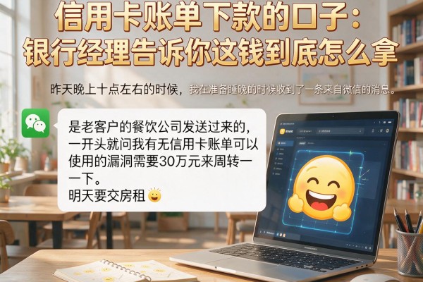 信用卡账单下款的口子:银行经理告诉你这钱到底怎么拿