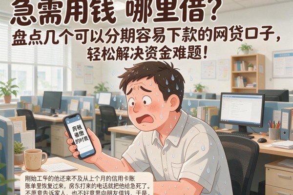 急需用钱哪里借？盘点几个可以分期容易下款的网贷口子，轻松解决资金难题！