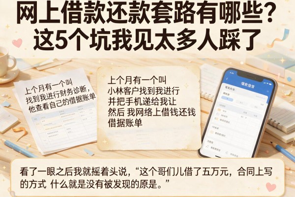 网上借款还款套路有哪些？这5个坑我见太多人踩了
