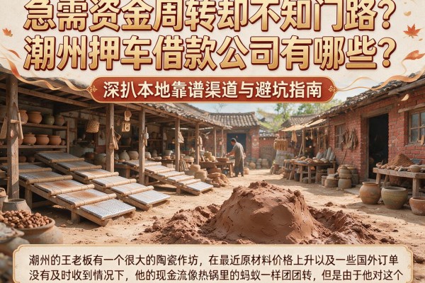 急需资金周转却不知门路？潮州押车借款公司有哪些？深扒本地靠谱渠道与避坑指南