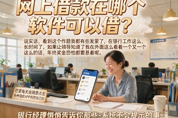 网上借款在哪个软件可以借？银行经理悄悄告诉你那些-系统不会提示的事-