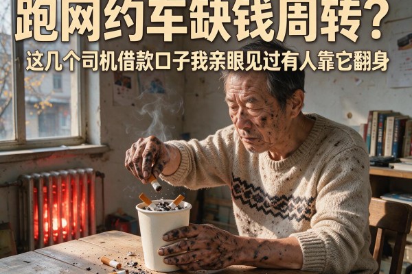 跑网约车缺钱周转？这几个司机借款口子我亲眼见过有人靠它翻身