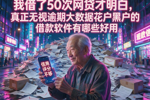 我借了50次网贷才明白,真正无视逾期大数据花户黑户的借款软件有哪些好用