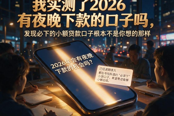 我实测了2026有夜晚下款的口子吗，发现必下的小额贷款口子根本不是你想的那样
