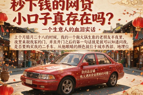 秒下钱的网贷小口子真存在吗？一个生意人的血泪实话