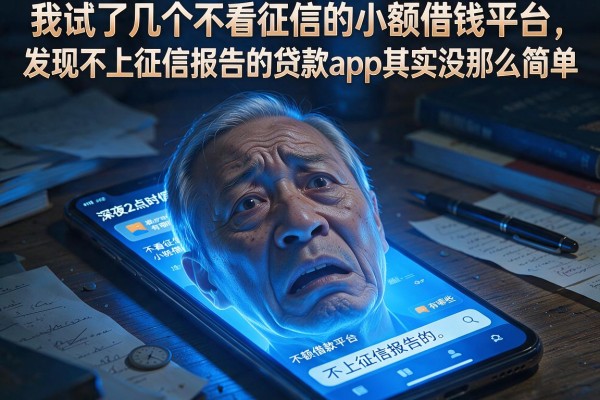 我试了几个不看征信的小额借钱平台，发现不上征信报告的贷款app其实没那么简单